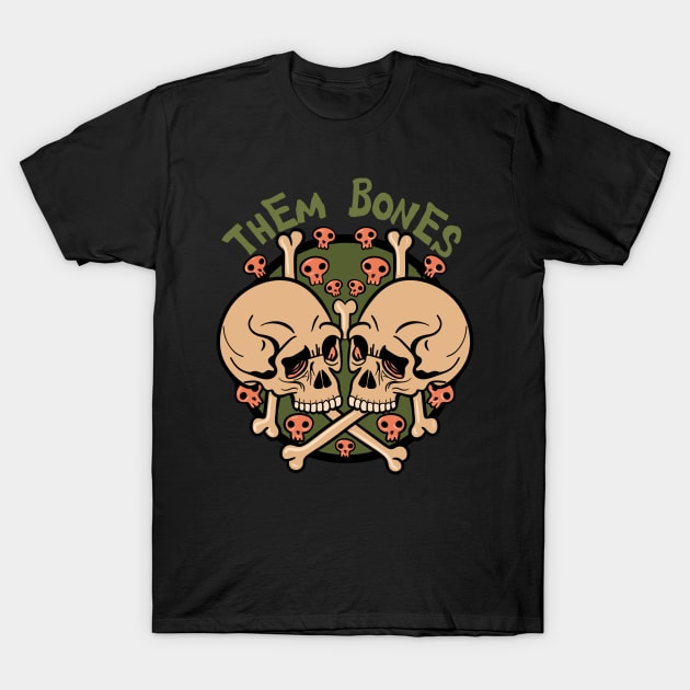 Them Bones T-Shirt by artslave